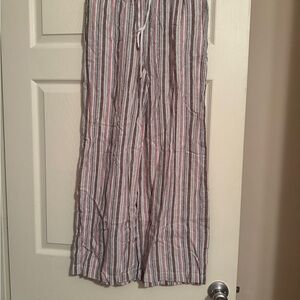 Time and Tru Multicolor Striped Pants